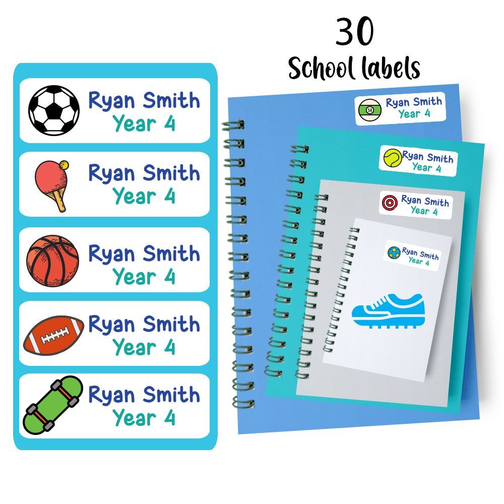 Twinkle Hands - Personalized Book Labels Sport Theme