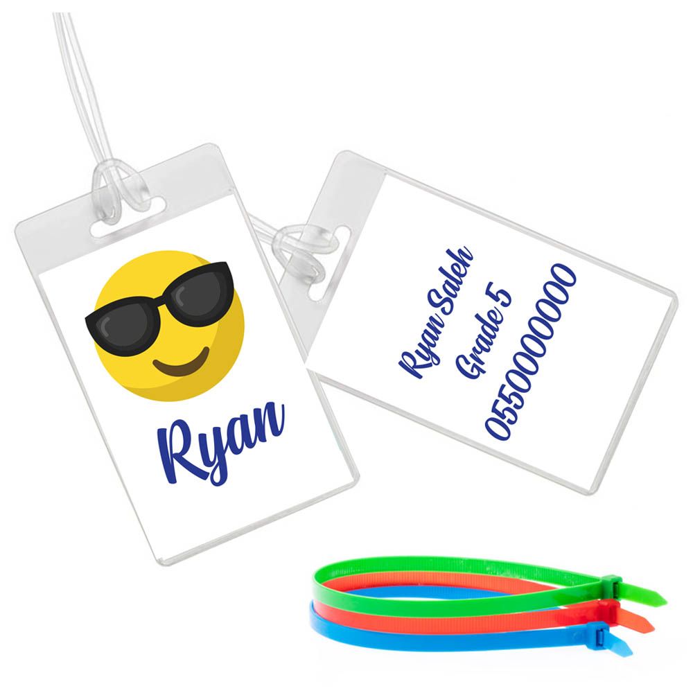 Twinkle Hands - Cool Emoji Luggage Tag