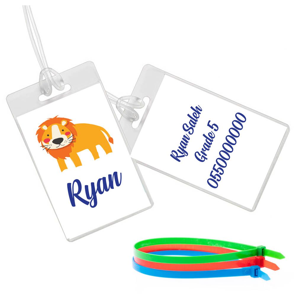 Twinkle Hands - Lion Luggage Tag