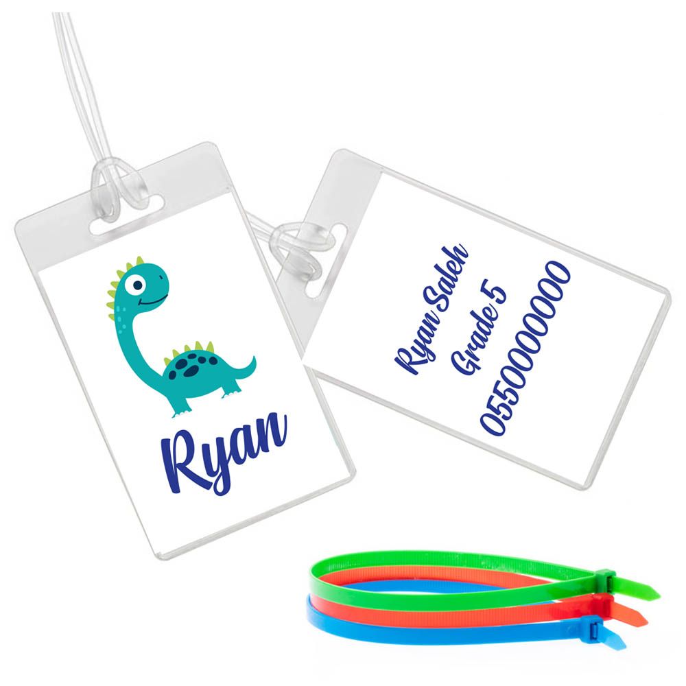 Twinkle Hands - Dinosaur Luggage Tag 151730