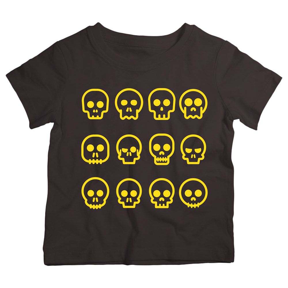 Twinkle Hands - Scary Halloween T-Shirt Brown/Yellow