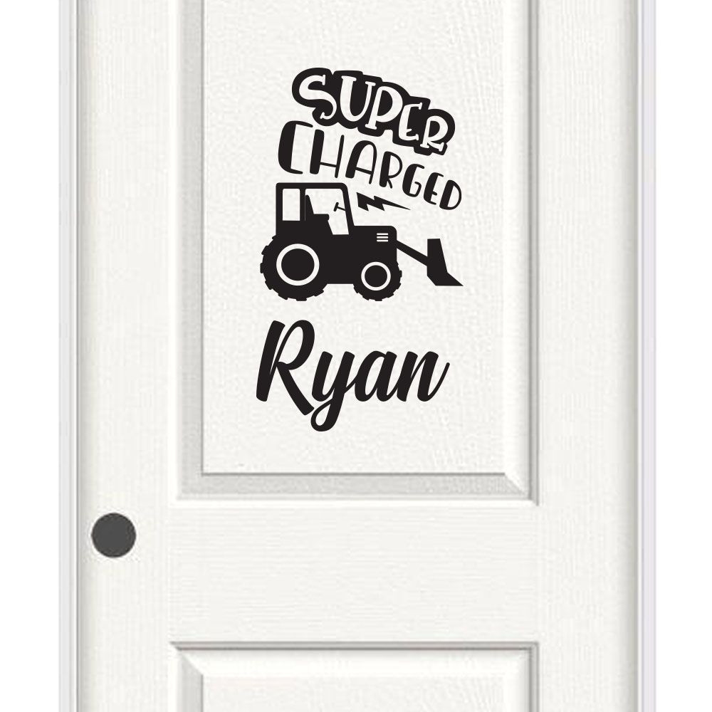 Super Charger - Personalized Wall Decal