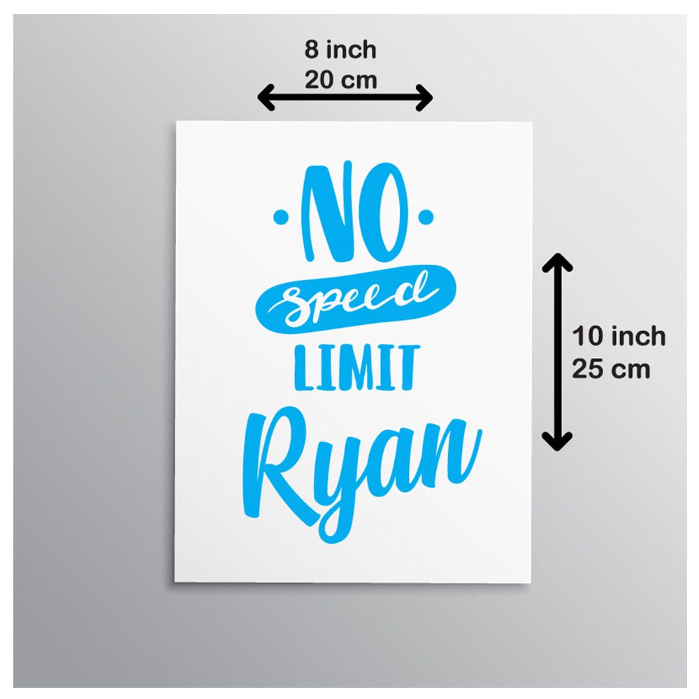 I Need My Space - Personalized Wall Decal