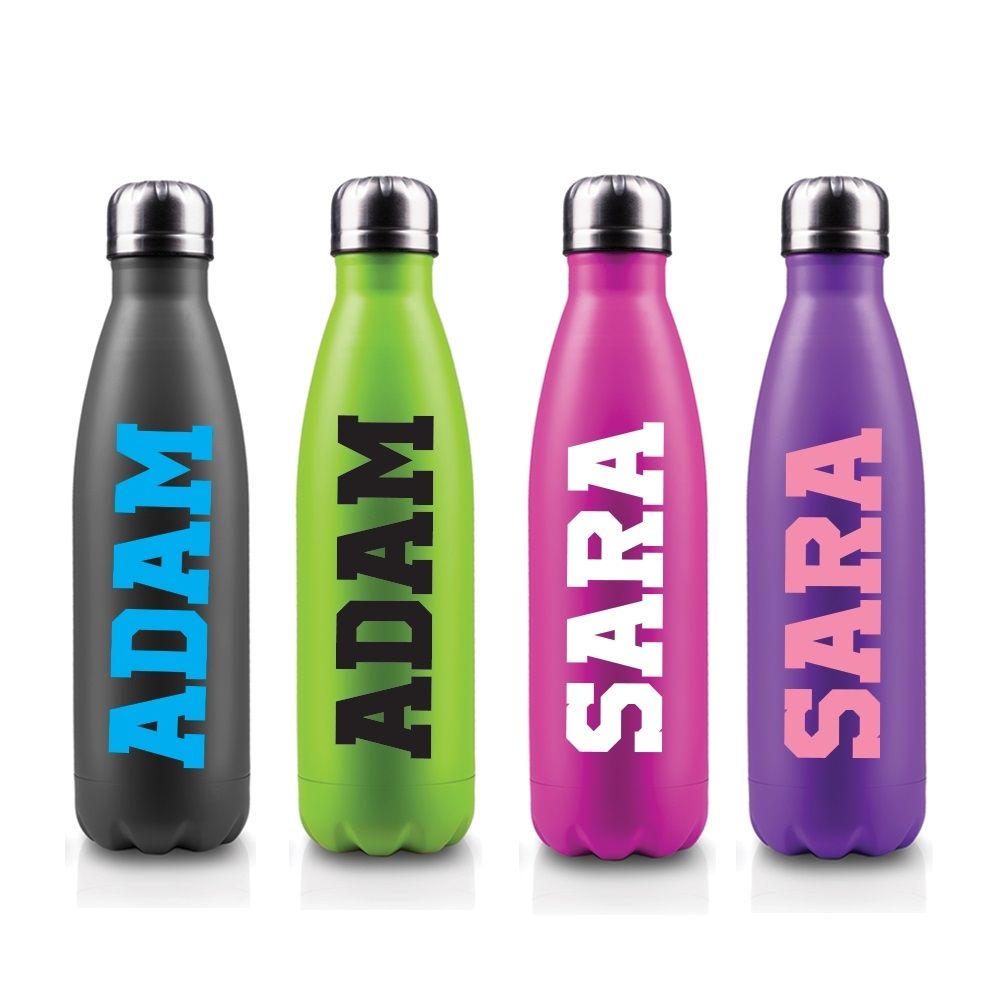 Twinkle Hands - Personalized Name Decal for Bottle - Bold 