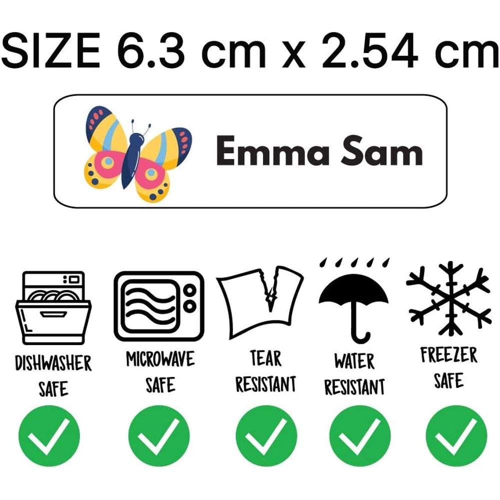 Twinkle Hands - Personalized Waterproof Labels - Animals For Girls