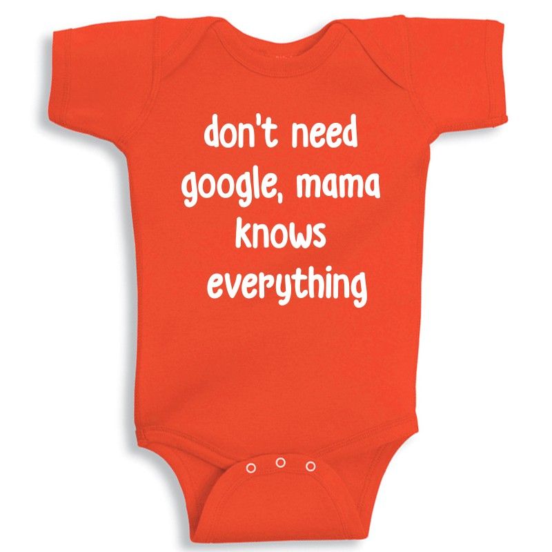 Twinkle Hands - Orange Personalised Baby Onesie