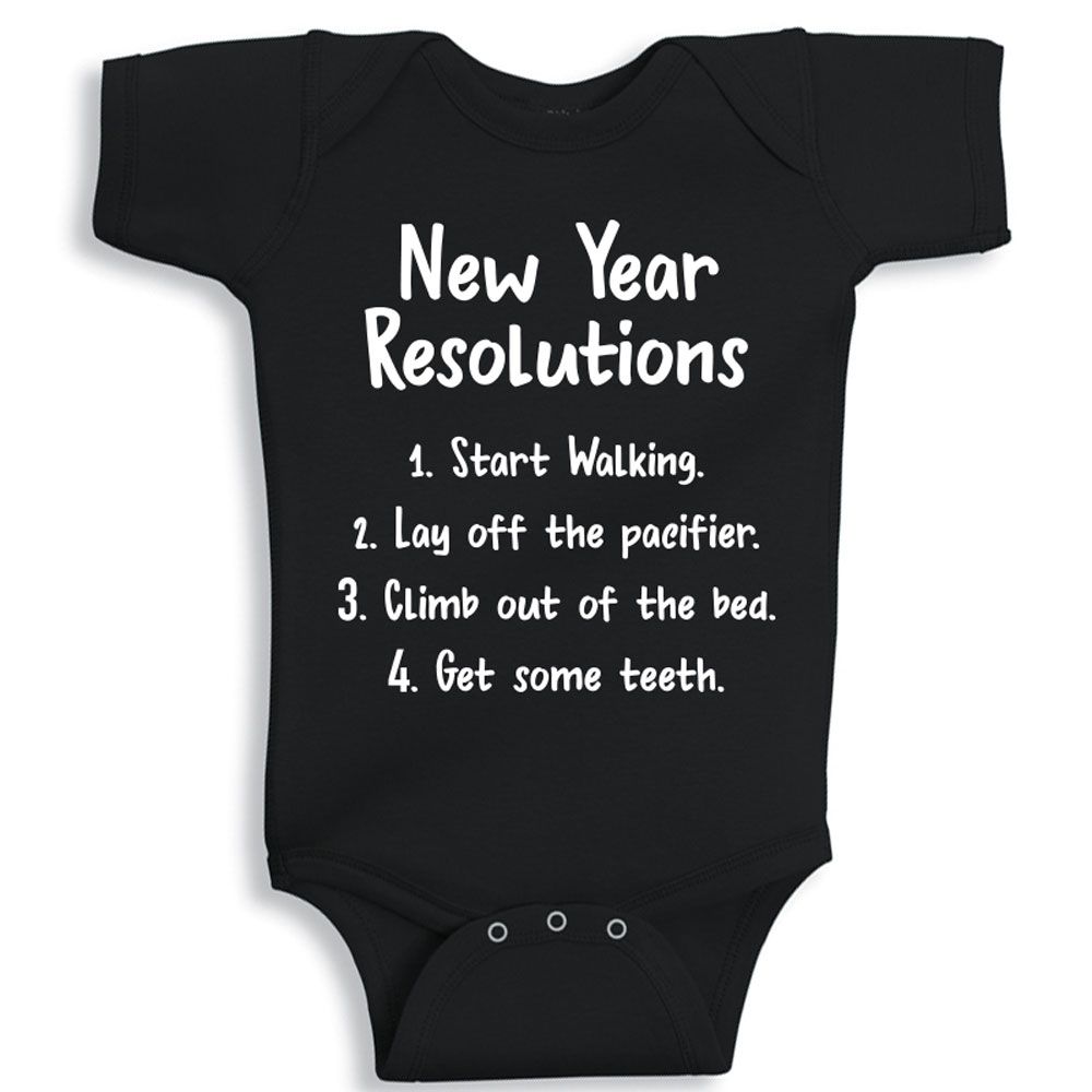 Twinkle Hands - New Year Resolution Bodysuit - Green