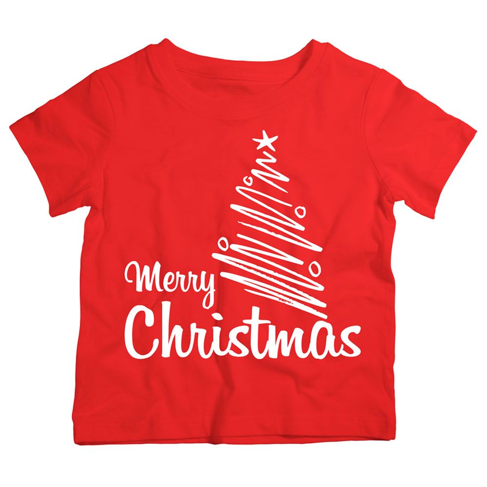 Twinkle Hands - Merry Christmas T-Shirt - Red