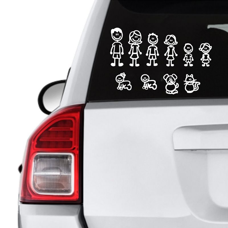 Twinkle Hands - The Cool Family Decal Car Sticker - White