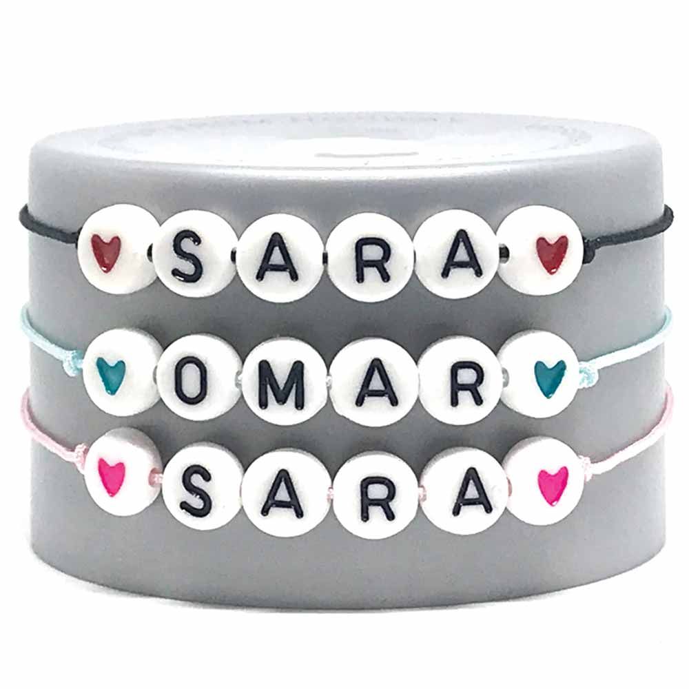 Twinkle Hands - All Blue Personalized Name Bracelet