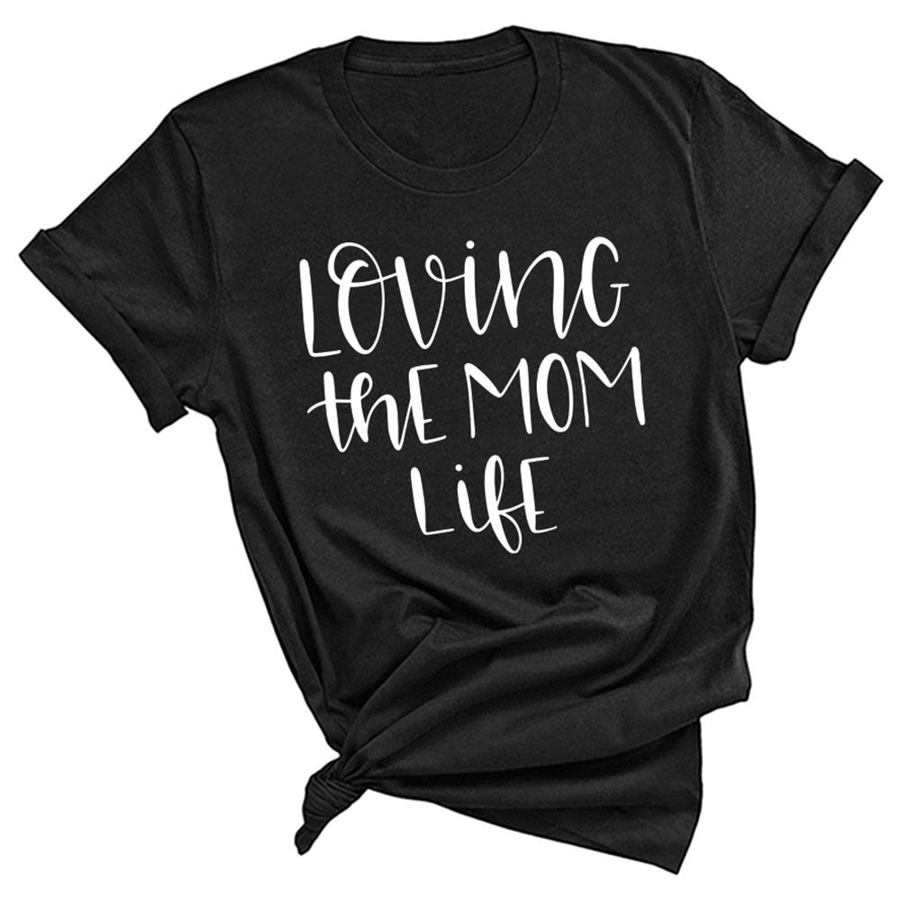 Twinkle Hands - Loving The Mom Life T-shirt - Black