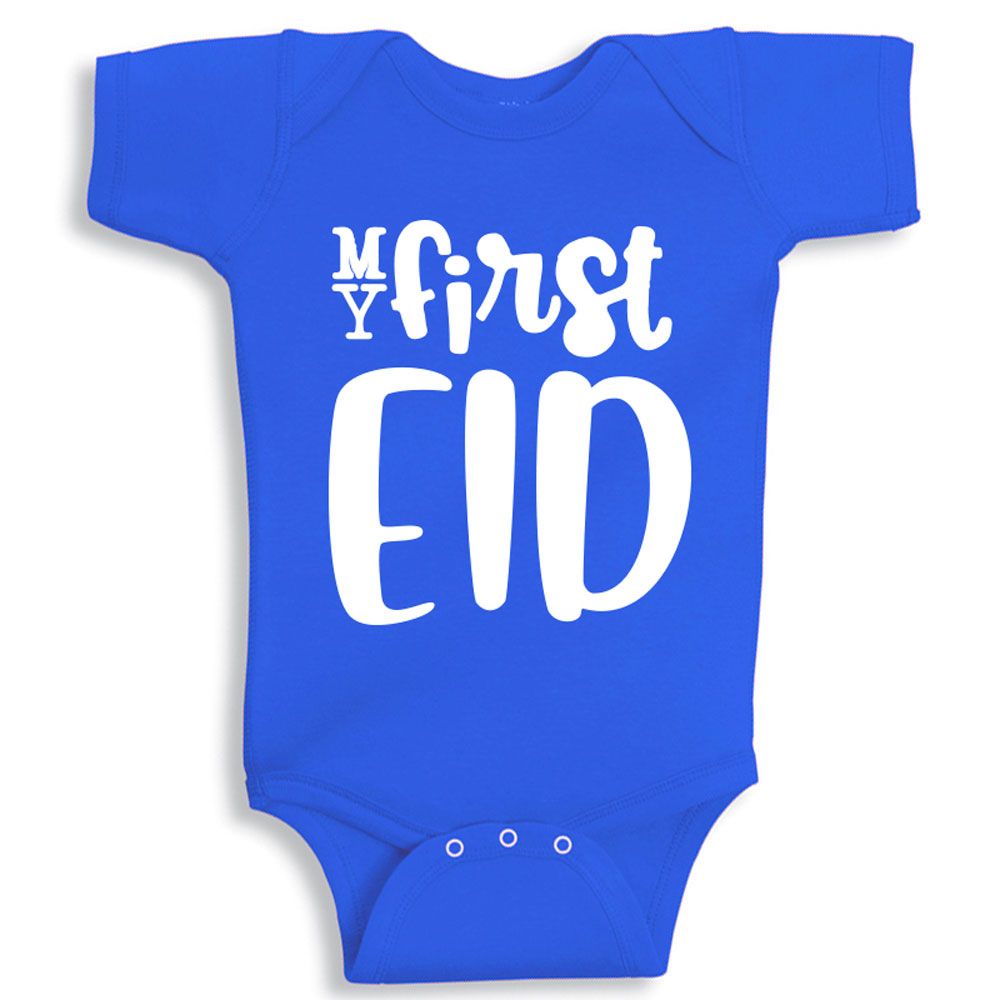 Twinkle Hands - My First Eid Bodysuit - Blue