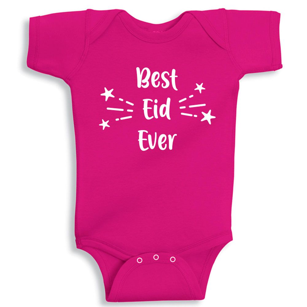 Twinkle Hands - Best Eid Ever Bodysuit - Pink