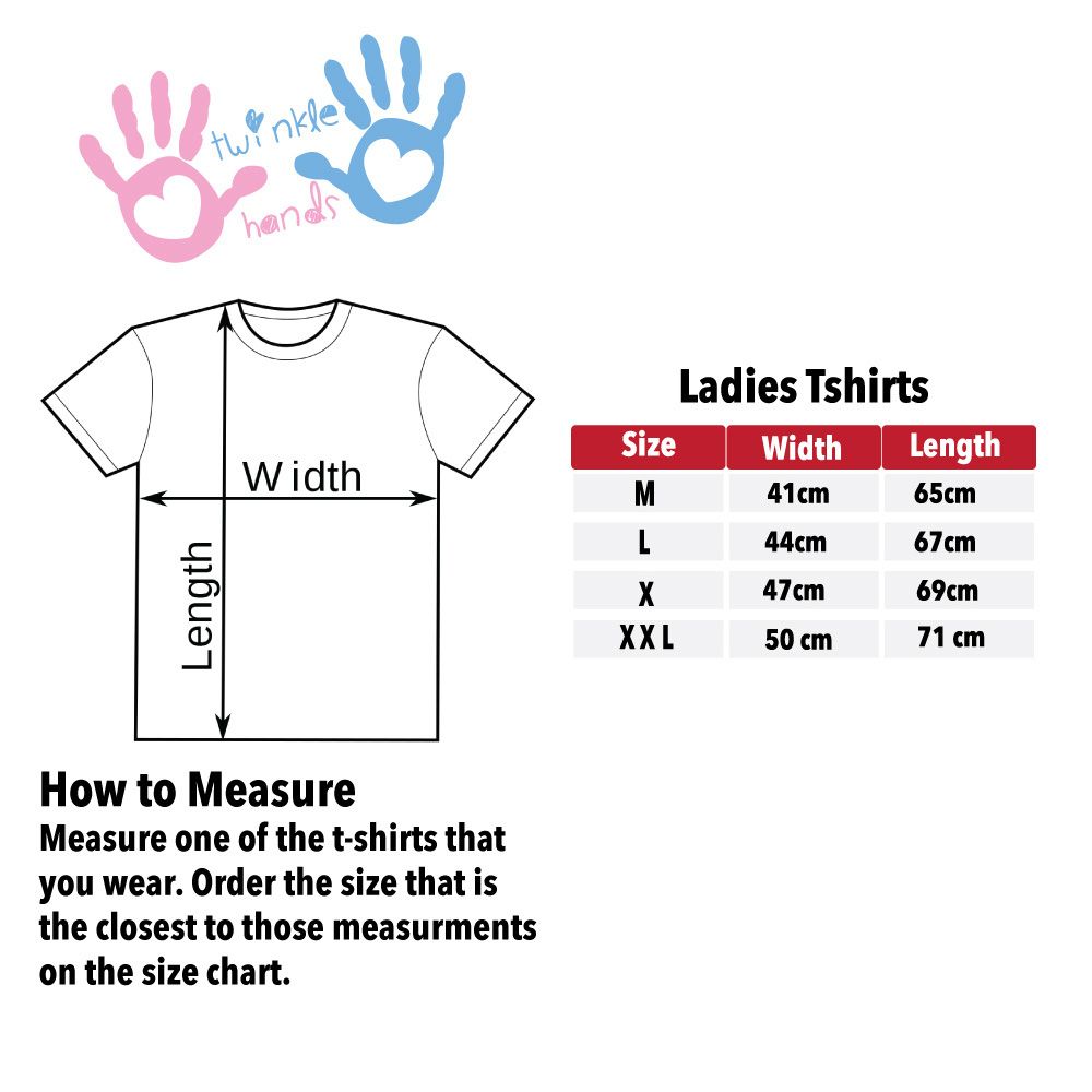 Twinkle Hands - Pregnancy T-Shirt - It's A Girl - White