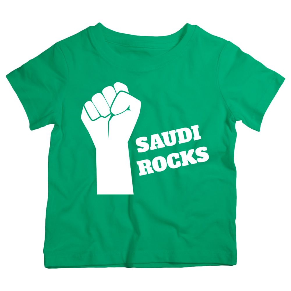 تونكل هاندز تيشيرت Saudi Rocks أخضر