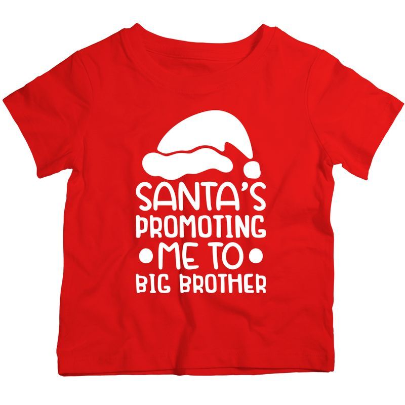 تونكل هاندز تي شيرت Santa Promoting Me To Big Brother أحمر