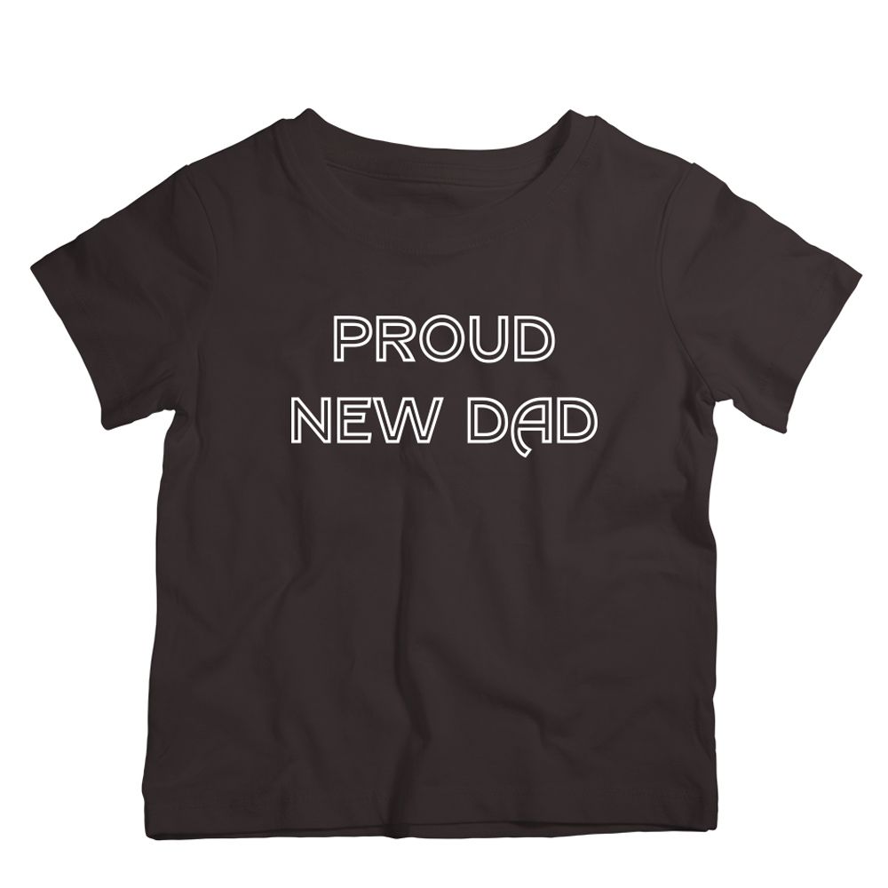 تونكل هاندز تي شيرت Proud New Dad أسود