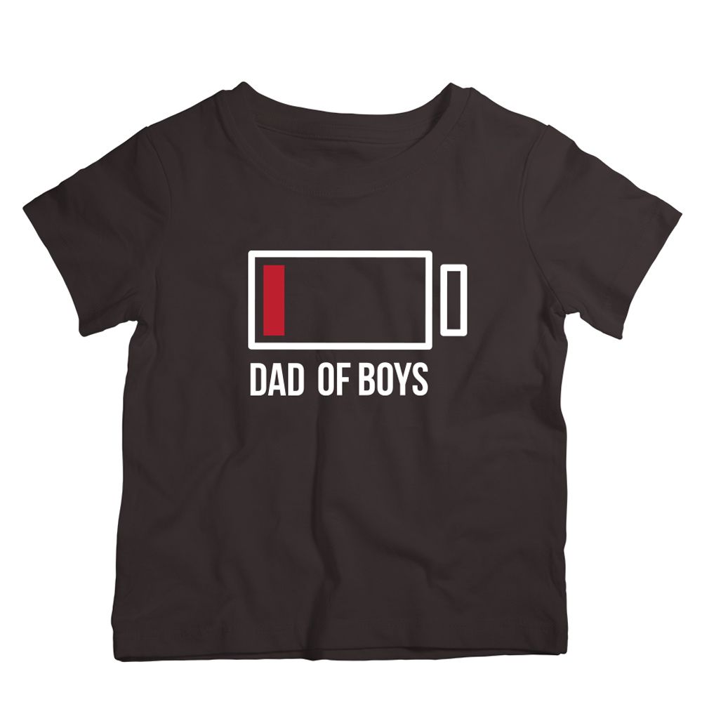 تونكل هاندز تي شيرت للأب Dad Of Boys أسود