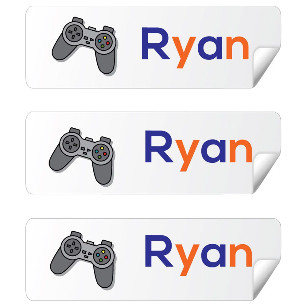 Twinkle Hands - Personalized Waterproof Labels - Video Games