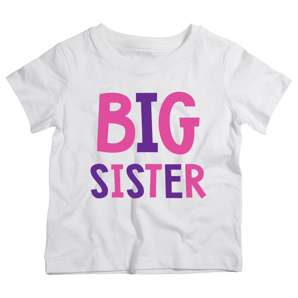 تونكل هاندز تي شيرت Big Sister أبيض