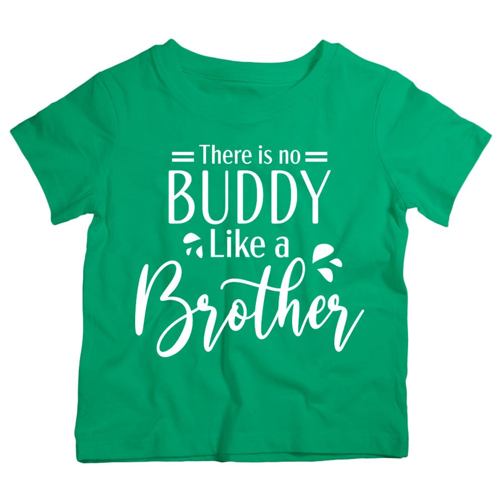 Twinkle Hands There Is No Buddy Like A Brother T-Shirt-Green