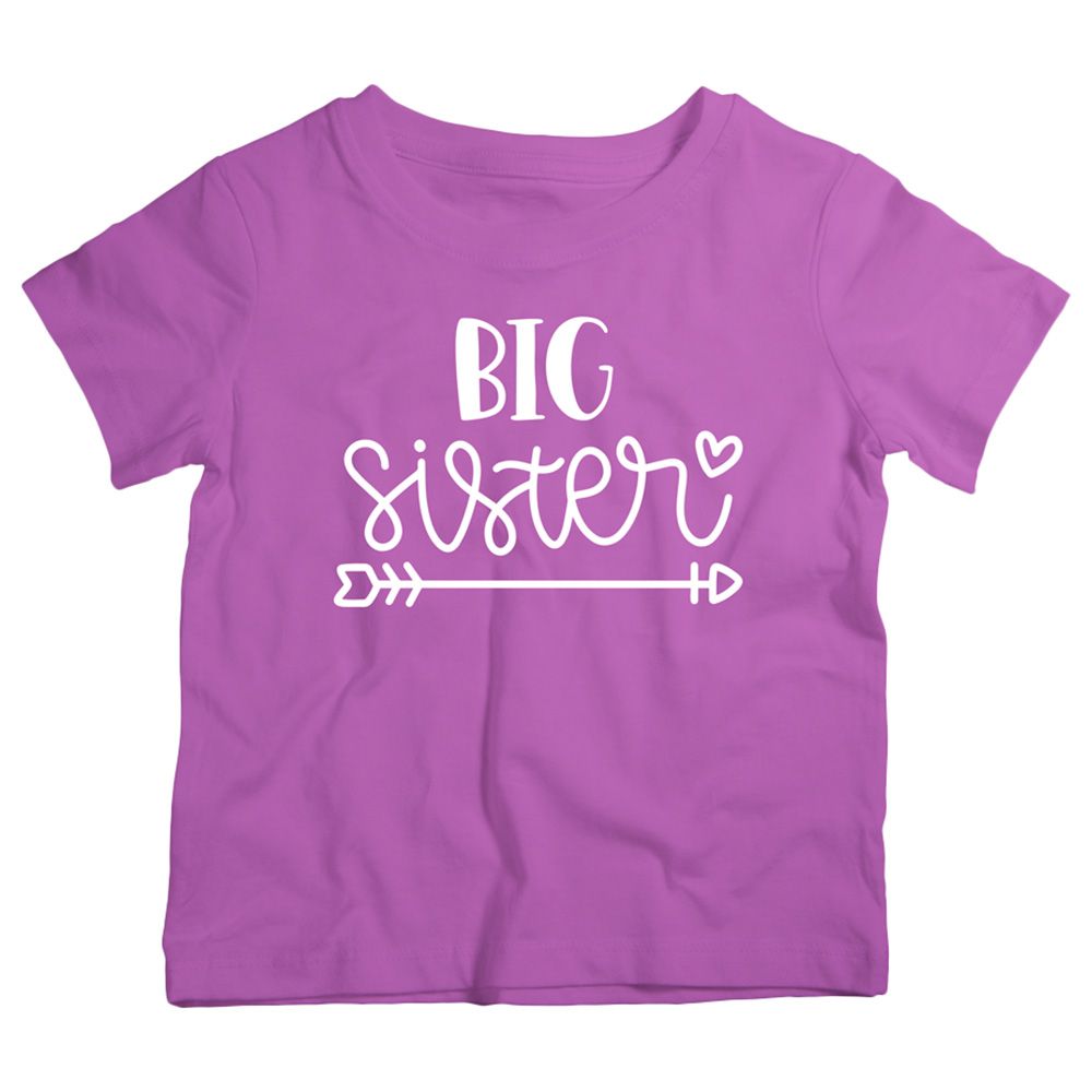 Twinkle Hands - Big Sister T-Shirt - Purple