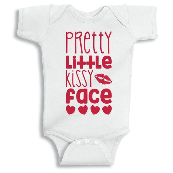 Twinkle Hands - Pretty Little Kissy Face Baby Onesie