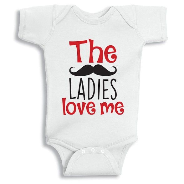 Twinkle Hands - The Ladies Love Me Baby Onesie