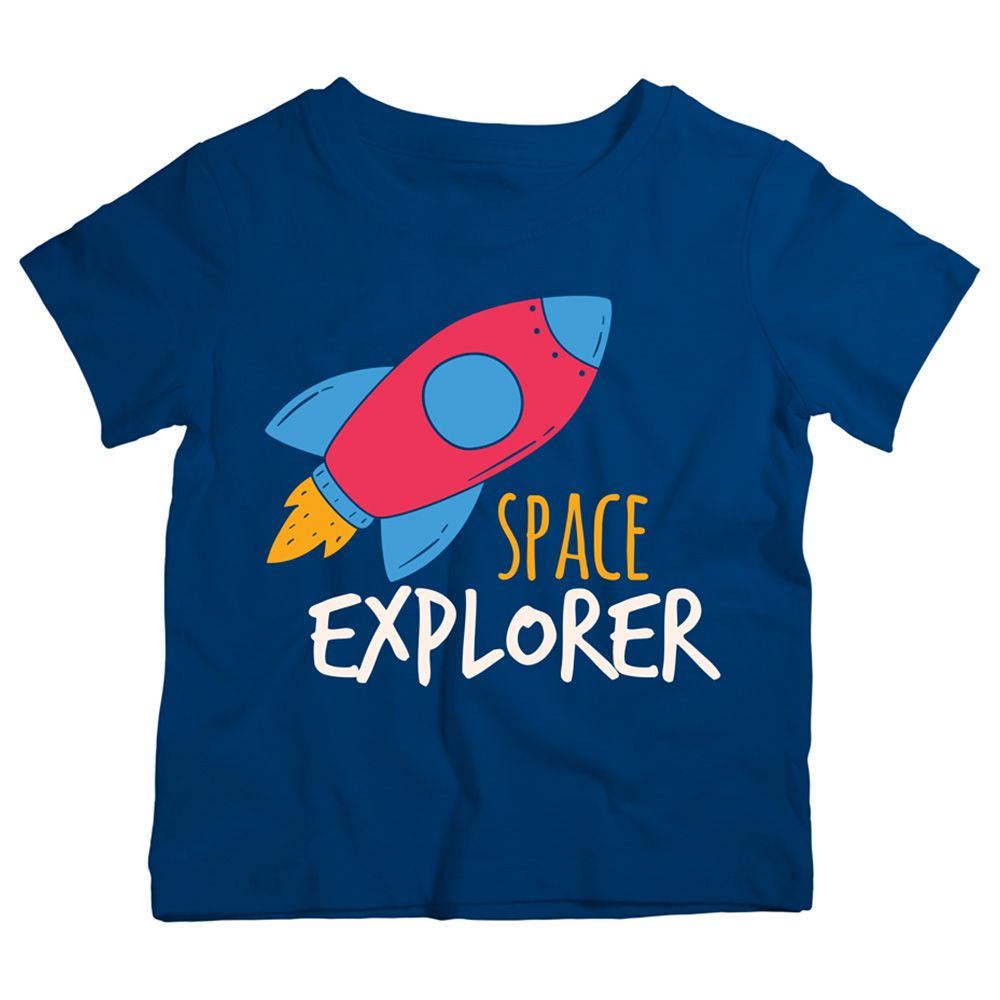 تونكل هاندز تي شيرت قطني Space Explorer أسود