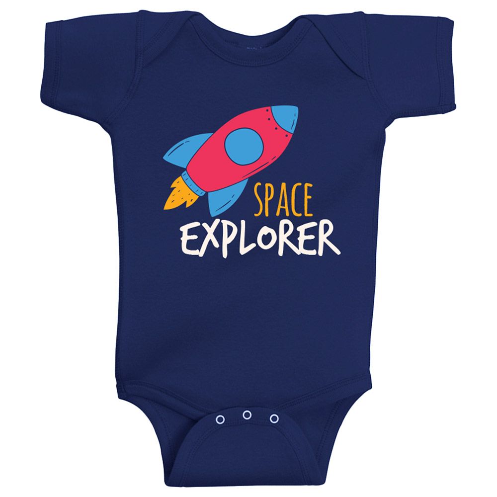 Twinkle Hands - Space Explorer Baby Onesie - Blue