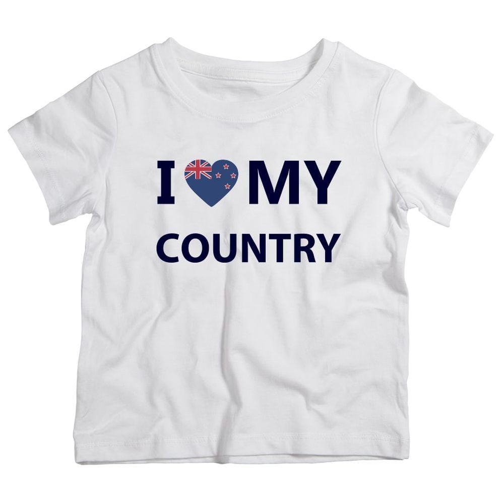 Twinkle Hands - I Love My Country New Zealand T-Shirt