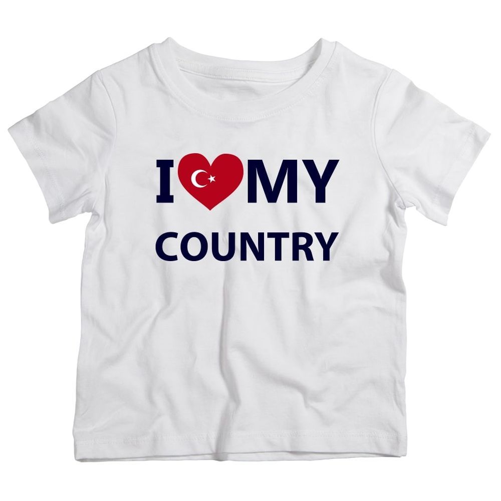 Twinkle Hands - I Love My Country Turkey  T-Shirt