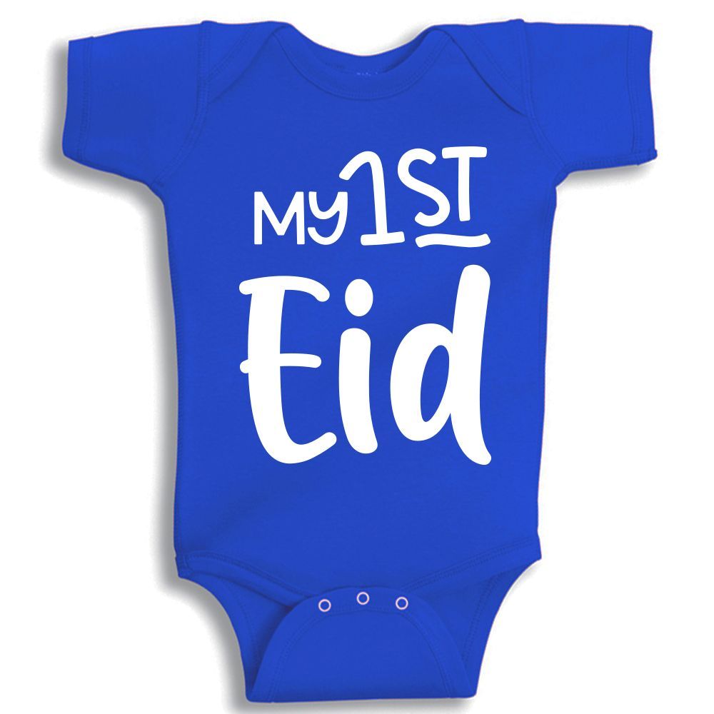 Twinkle Hands - My First Eid Bodysuit - Blue