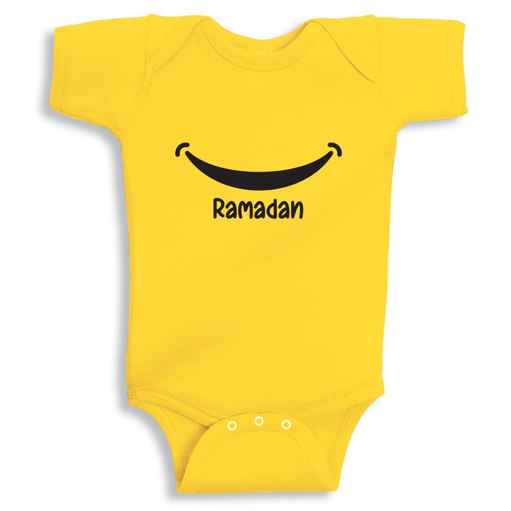 Twinkle Hands - Ramadan Simle Bodysuit - Yellow