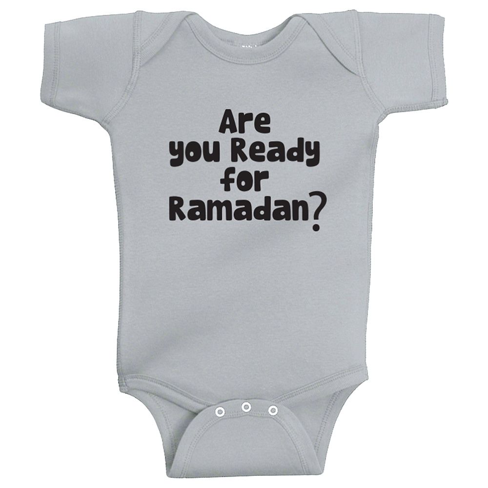 Twinkle Hands - Are You Ready For Ramadan Onesie - Grey