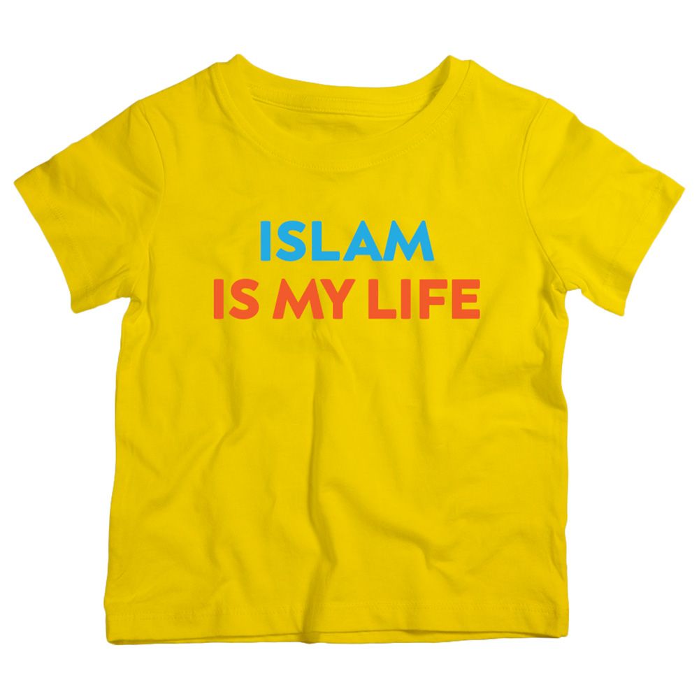 قميص Twinkle Hands - Islam Is My Life - أصفر