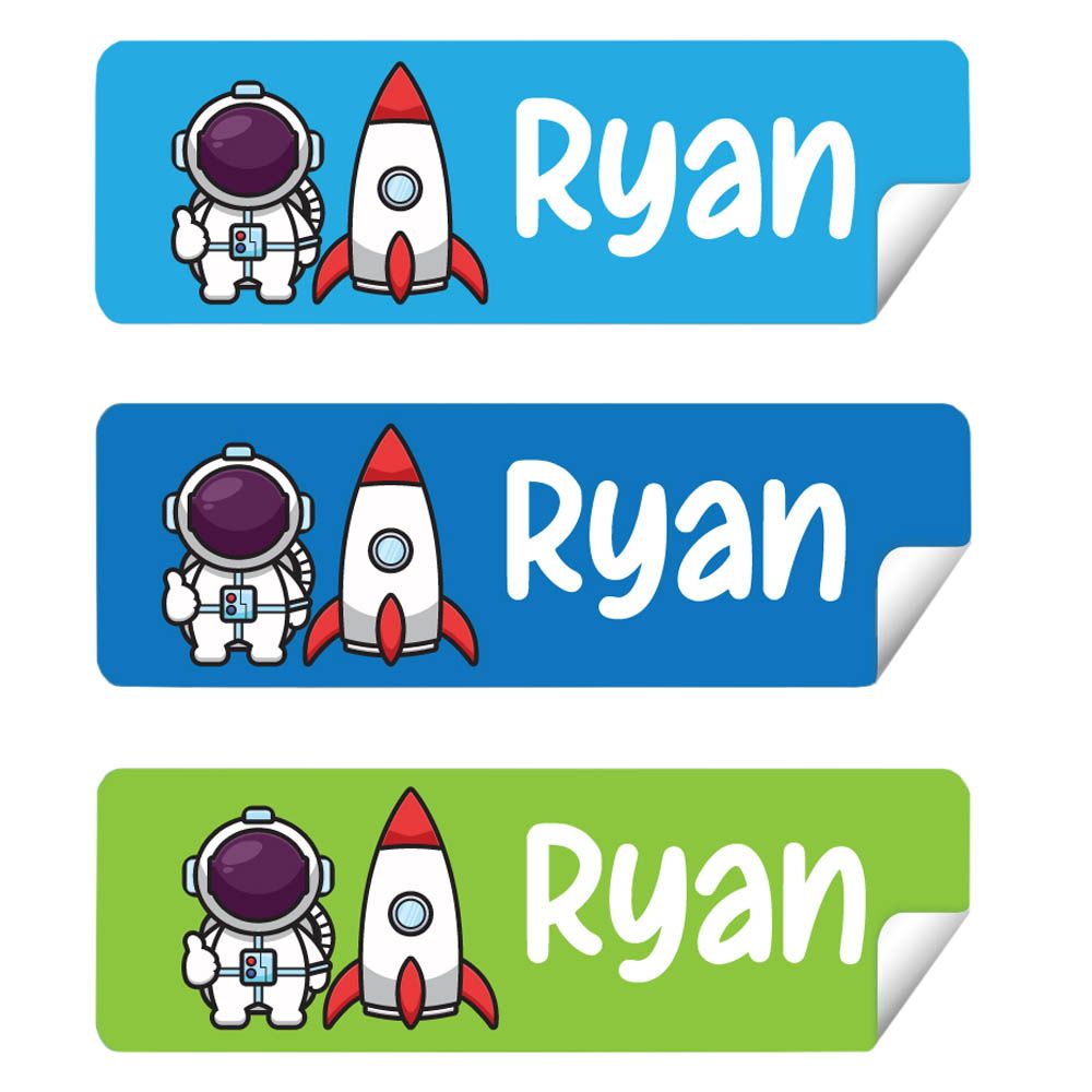 Twinkle Hands - Personalized Labels - Pack of 30 - Spaceship