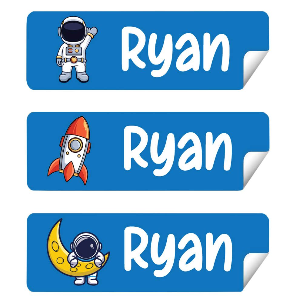 Twinkle Hands - Personalized Labels - Pack of 30 - Astronaut