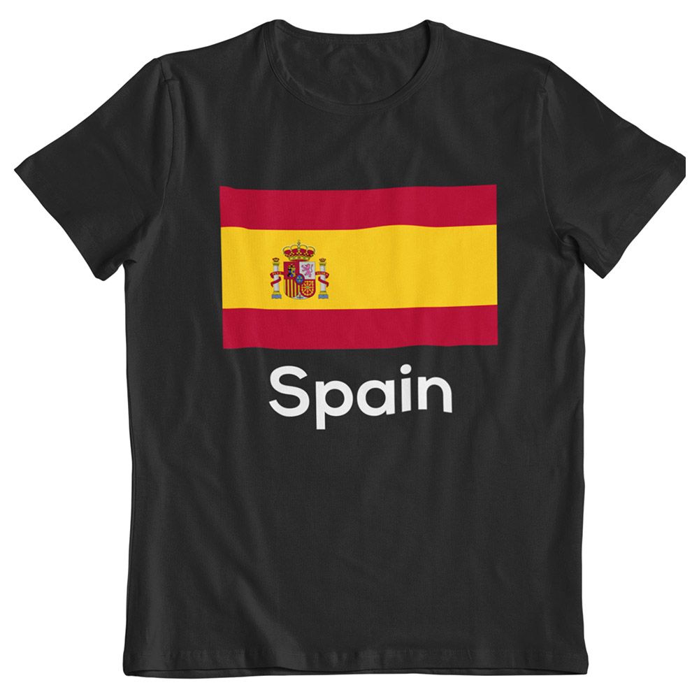 Twinkle Hands - Kids Spain World Cup T-Shirt - Black