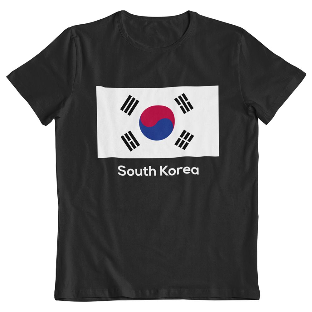 Twinkle Hands - South-Korea World Cup Adult T-Shirt - Black