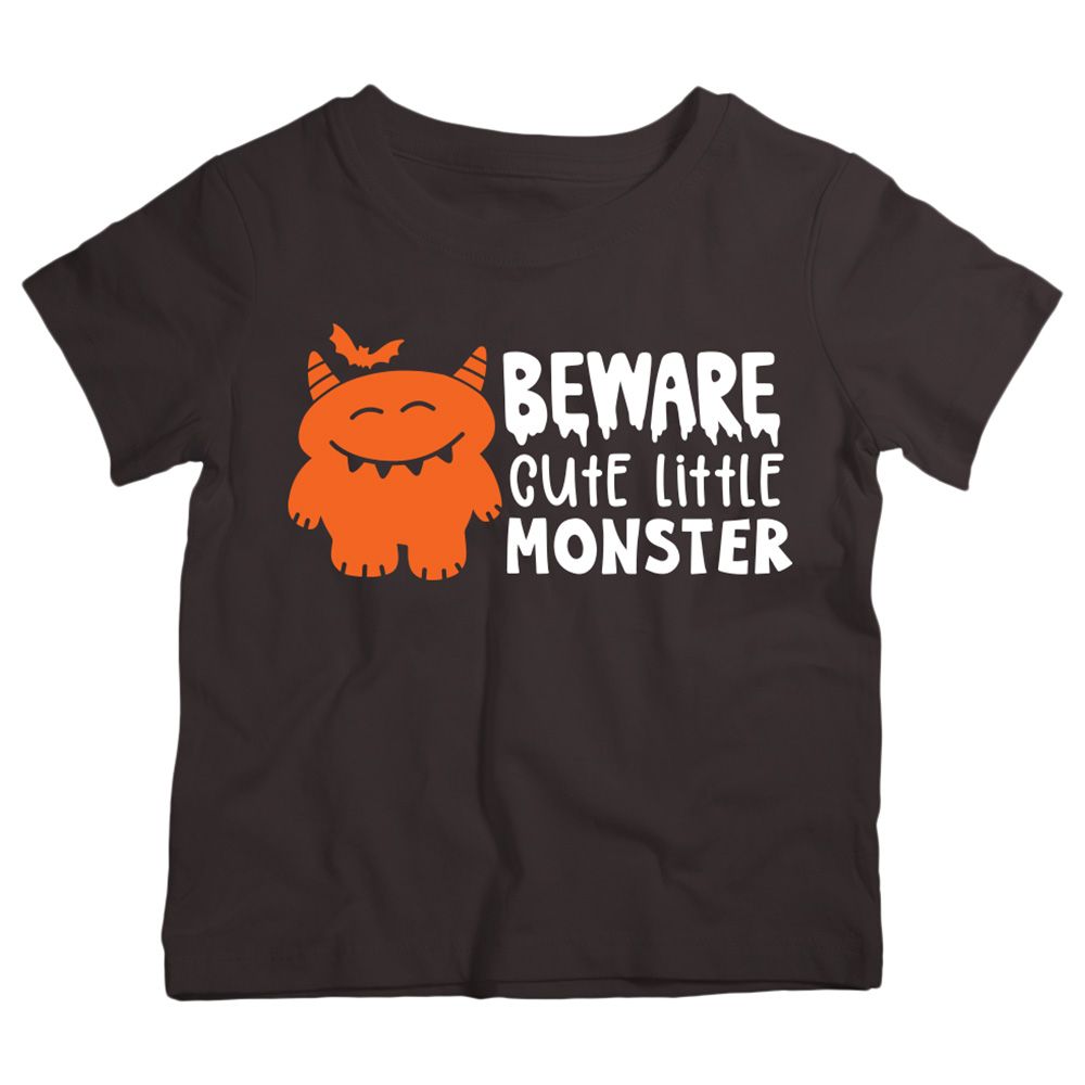 Twinkle Hands - Beware Cute Lil Monster T-Shirt Black