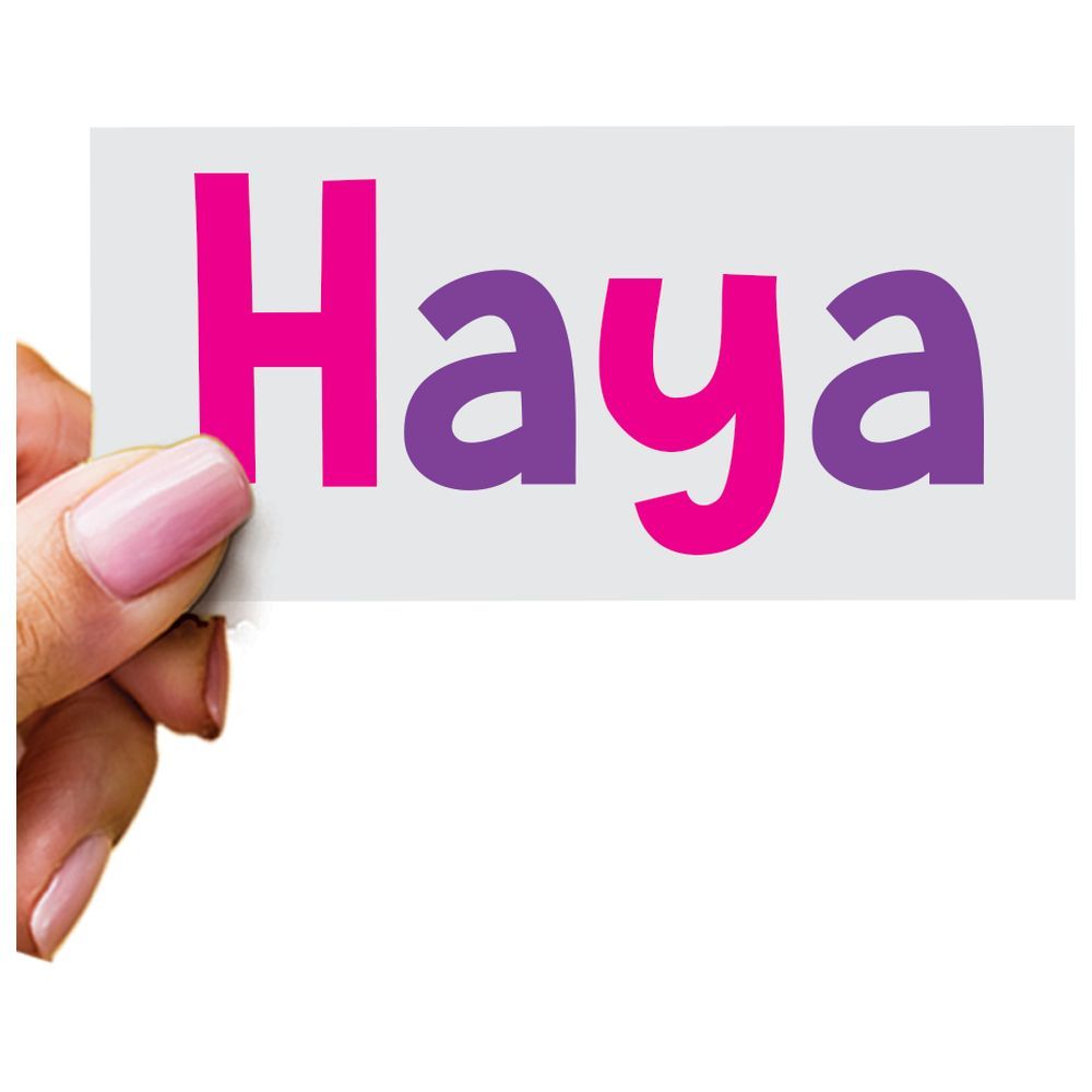 Twinkle Hands - Personalized Name Decal-Sticker - Pink/Purple