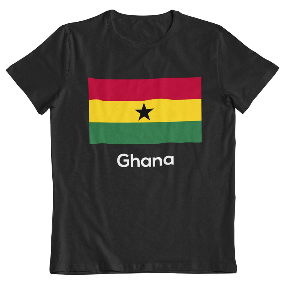 Twinkle Hands - Kids Ghana World Cup T-Shirt - Black