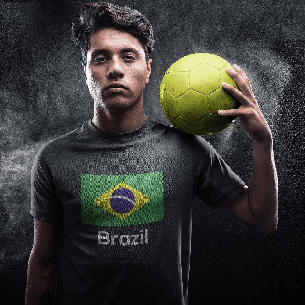 Twinkle Hands - Brazil World Cup Adult T-Shirt - Black