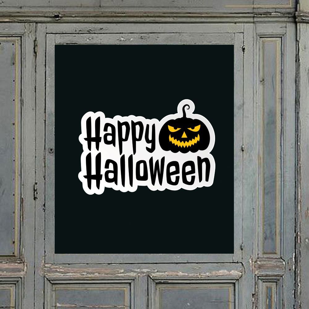 Twinkle Hands - Happy Halloween Window Sticker