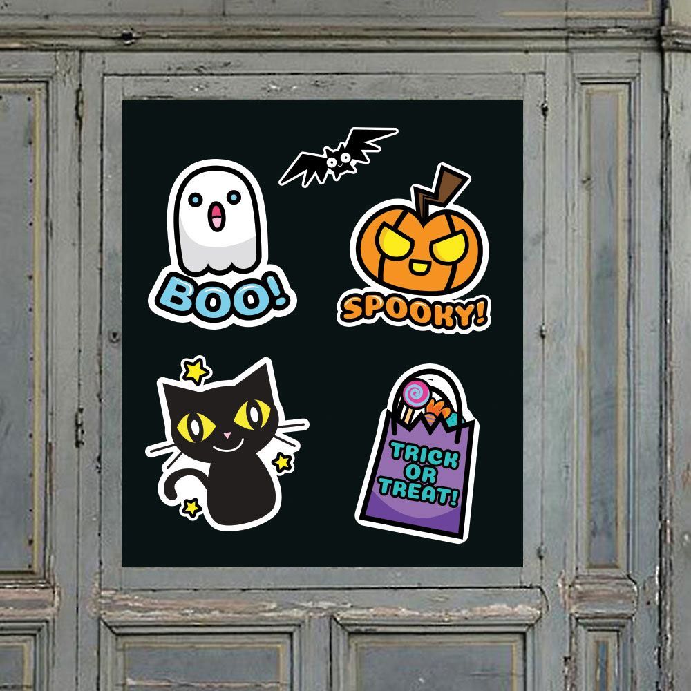 Twinkle Hands - Halloween Window Sticker - Spooky