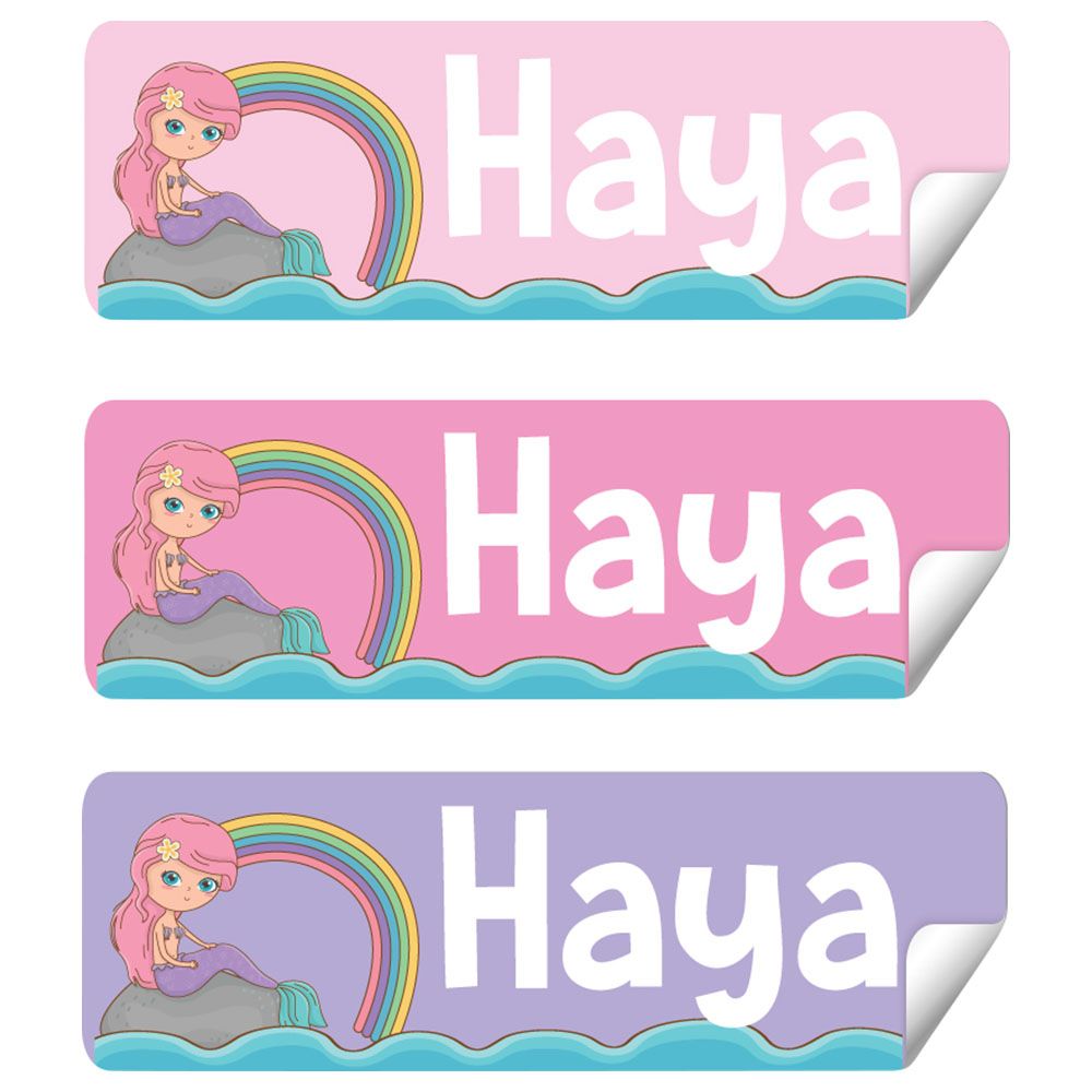 Twinkle Hands - Personalized Waterproof Labels - Coolest Mermaid