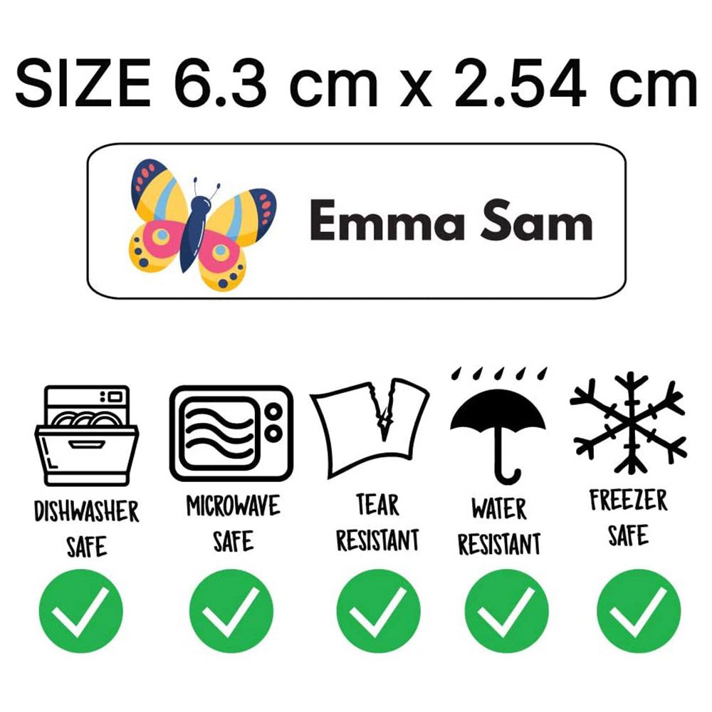 Twinkle Hands - Personalized Waterproof Labels - Mandala