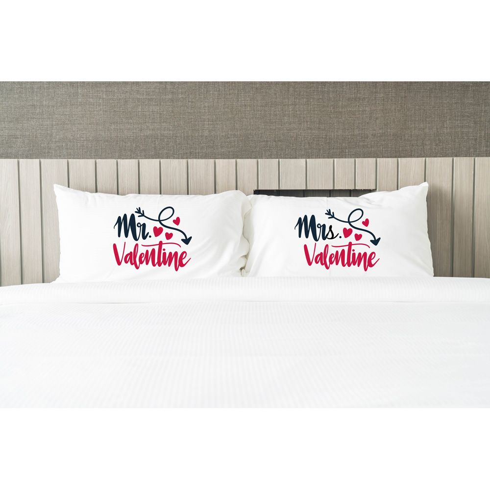 Twinkle Hands - Couple Pillowcases - Mr. Valentine, Mrs. Valentine