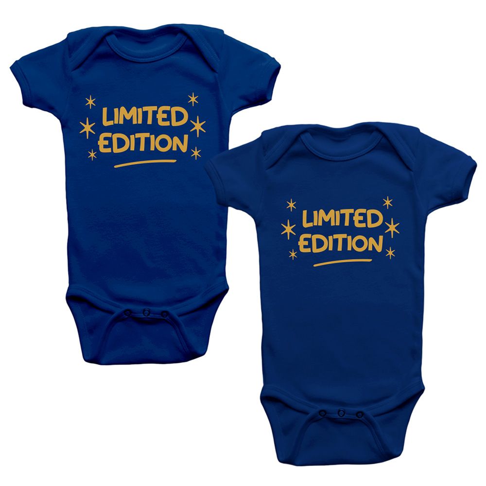 Limited Edition 2pcs Twins Onesies Bodysuit